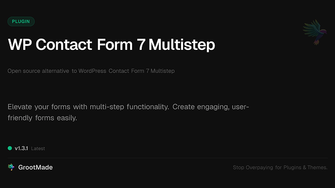 WP Contact Form 7 Multistep