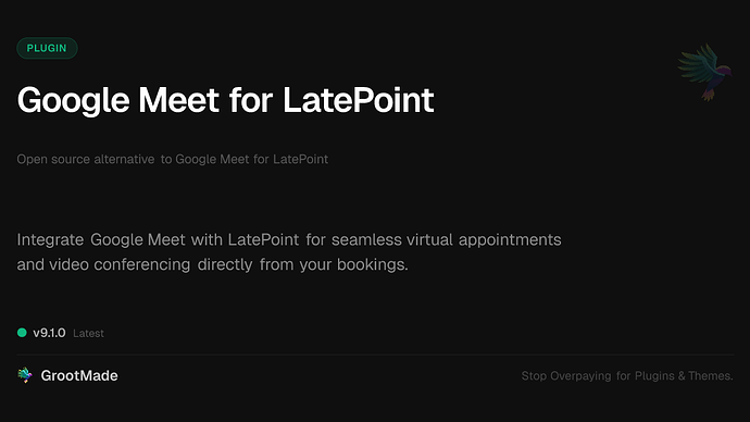 Google Meet for LatePoint