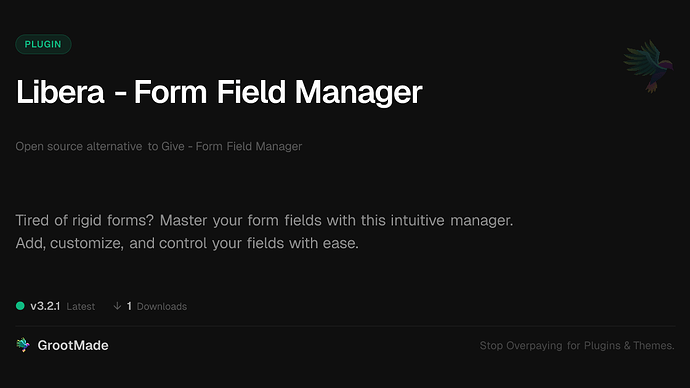 Libera - Form Field Manager