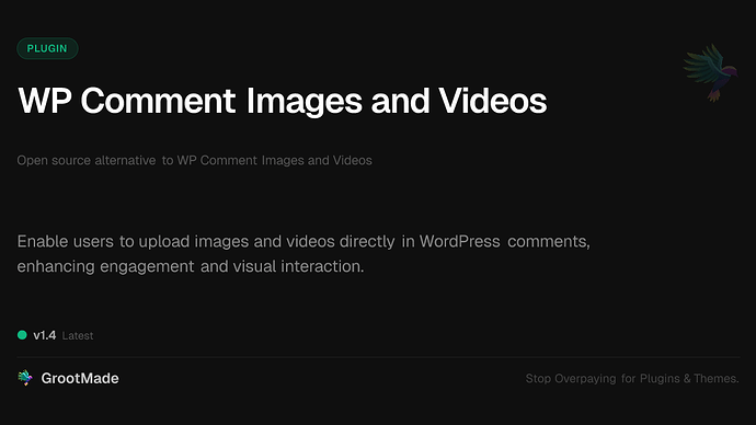 WP Comment Images and Videos