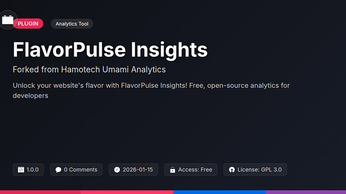 Hamotech Umami Analytics