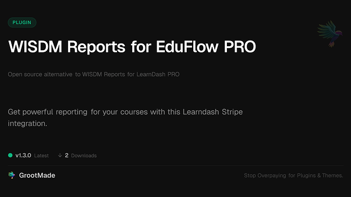 WISDM Reports for EduFlow PRO