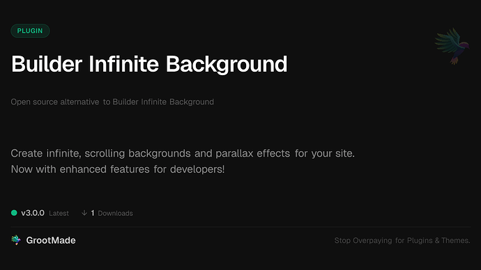 Builder Infinite Background