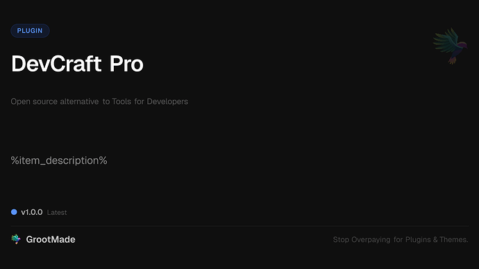DevCraft Pro