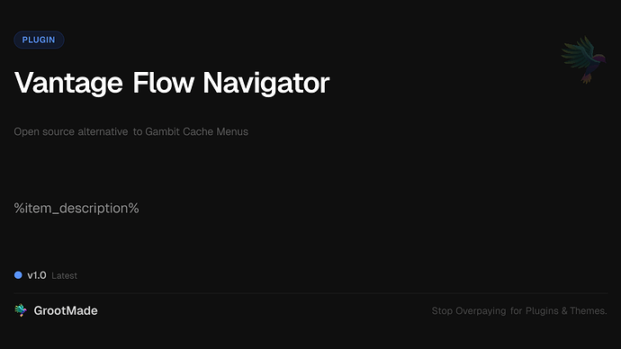 Vantage Flow Navigator