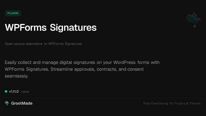 WPForms Signatures