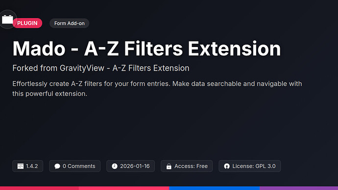 ChartScope - A-Z Filters Extension