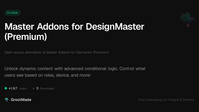Master Addons for DesignMaster (Premium)