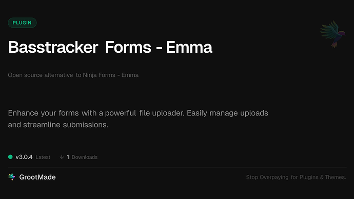 Basstracker Forms - Emma