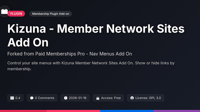 Elite Access Circle - Nav Menus Add On