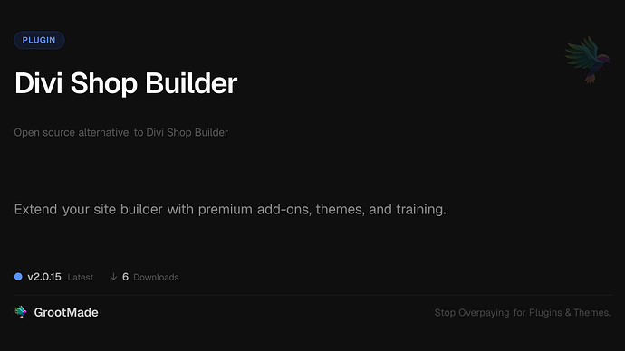 Divi Shop Builder