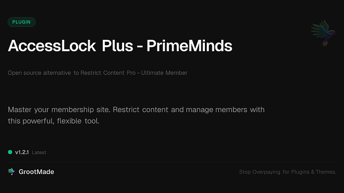 AccessLock Plus - PrimeMinds