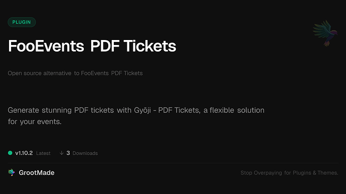 FooEvents PDF Tickets