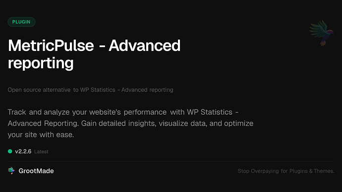 MetricPulse - Advanced reporting