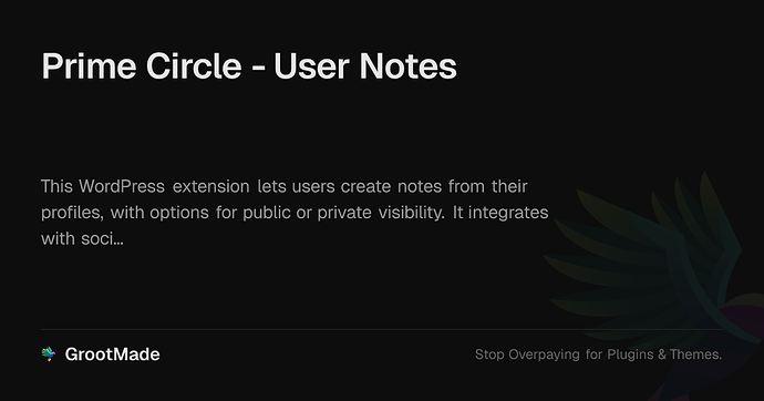 Prime Circle - User Notes