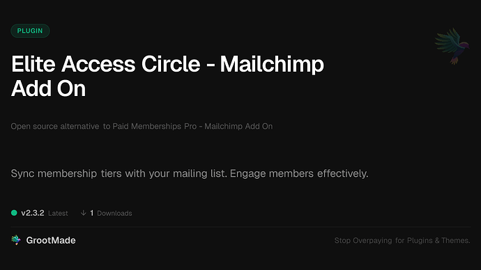 Elite Access Circle - Mailchimp Add On