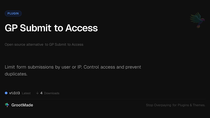 GP Submit to Access