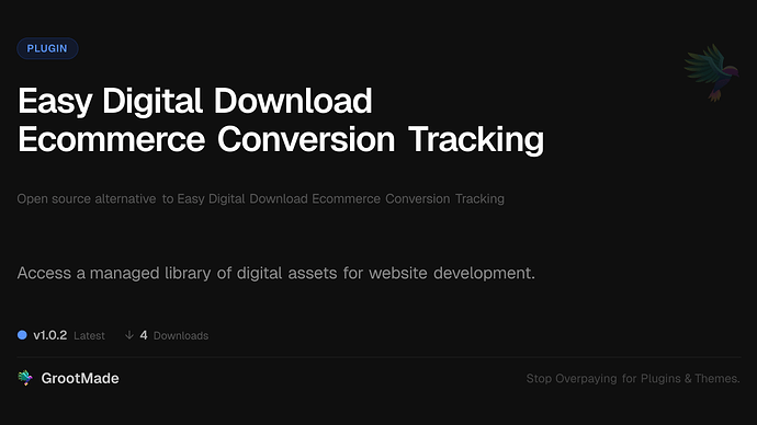 Easy Digital Download Ecommerce Conversion Tracking