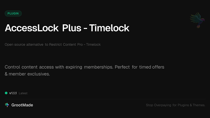 AccessLock Plus - Timelock