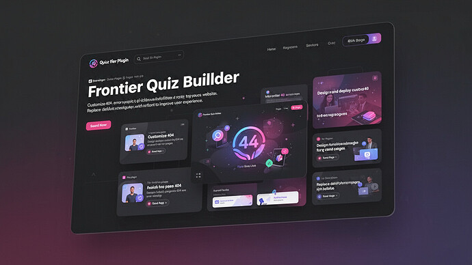 Frontier Quiz Builder