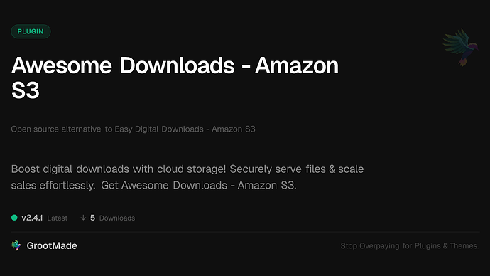 Awesome Downloads - Amazon S3