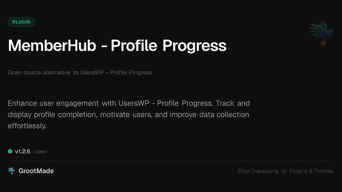 MemberHub - Profile Progress