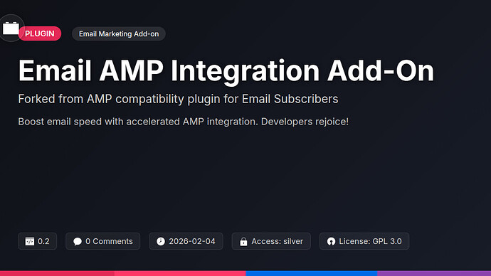 AMP compatibility plugin for Email Subscribers