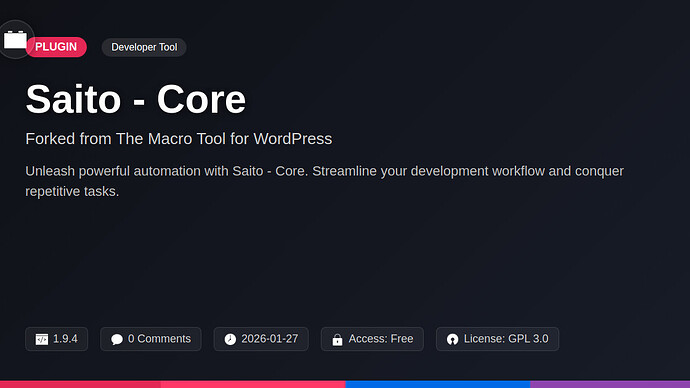 The Macro Tool for WP
