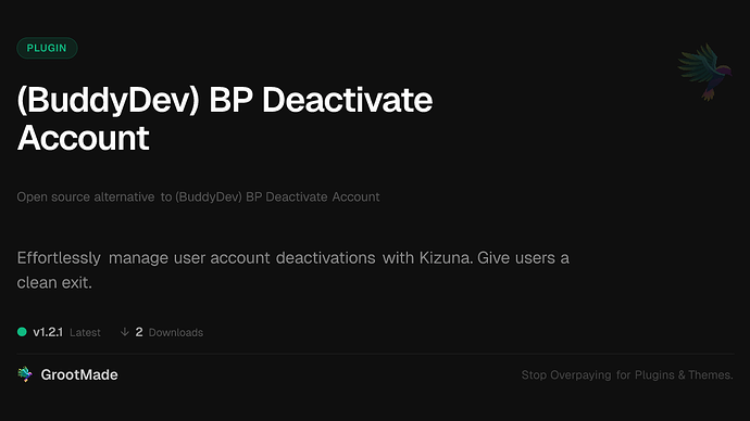 (BuddyDev) BP Deactivate Account