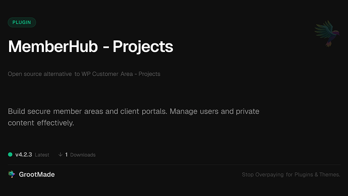 MemberHub - Projects