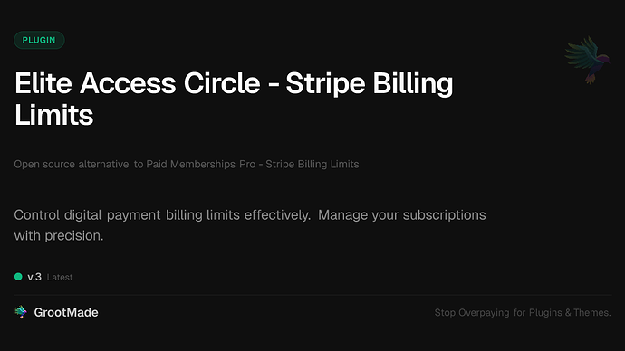 Elite Access Circle - Stripe Billing Limits