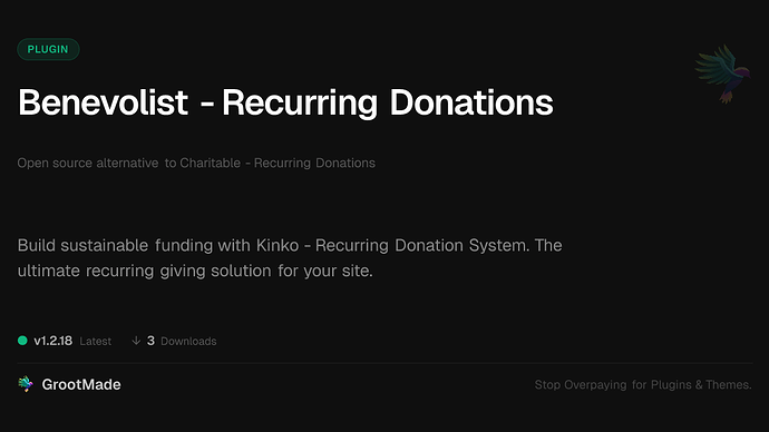 Benevolist - Recurring Donations