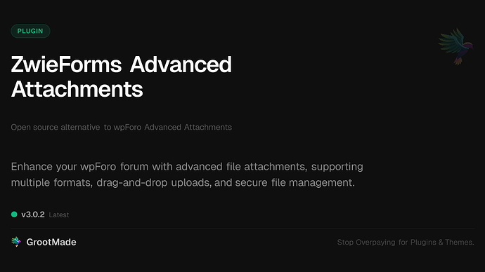 ZwieForms Advanced Attachments