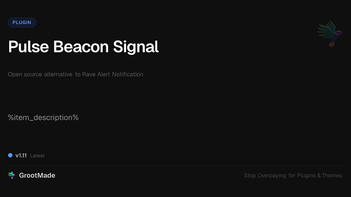 Pulse Beacon Signal
