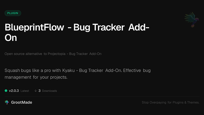 BlueprintFlow - Bug Tracker Add-On