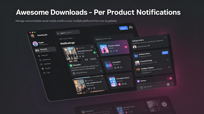 Awesome Downloads - Per Product Notifications