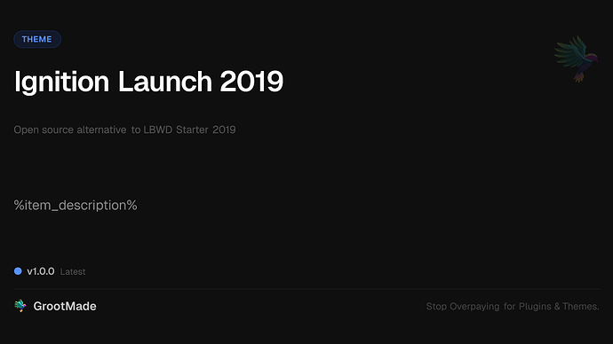 Ignition Launch 2019