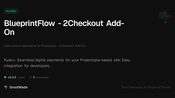 BlueprintFlow - 2Checkout Add-On