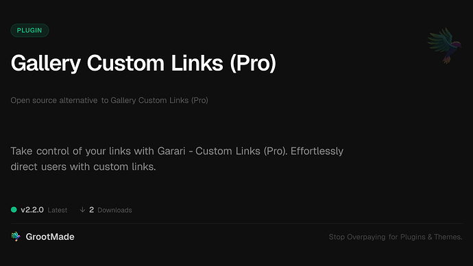 Gallery Custom Links (Pro)