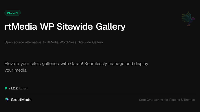 rtMedia WP Sitewide Gallery
