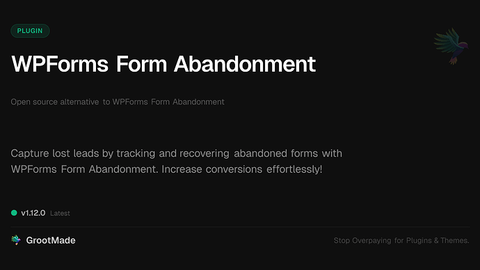 WPForms Form Abandonment
