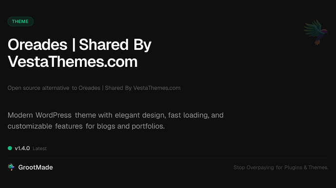 Oreades | Shared By VestaThemes.com