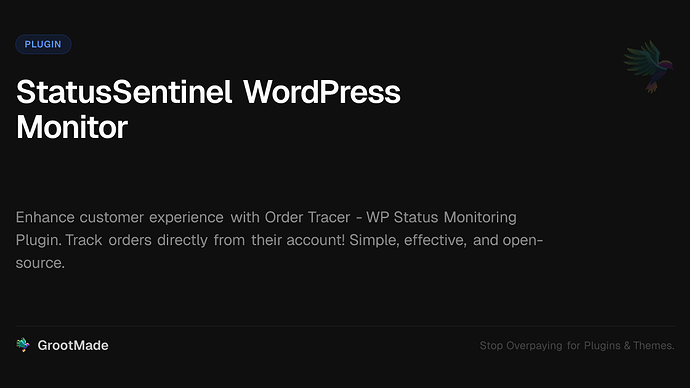 StatusSentinel WordPress Monitor