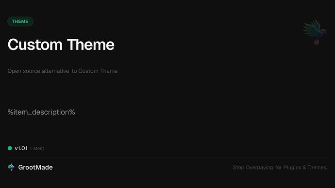 Custom Theme
