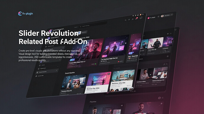 Slider Revolution Related Posts Add-On