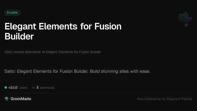 Elegant Elements for Fusion Builder