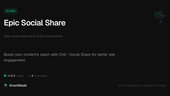 Epic Social Share