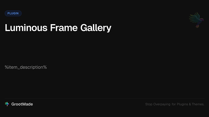 Luminous Frame Gallery