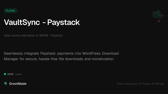 VaultSync - Paystack
