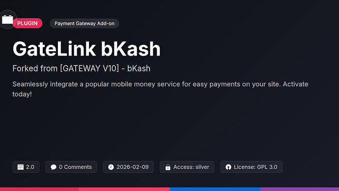 [GATEWAY V10] - bKash